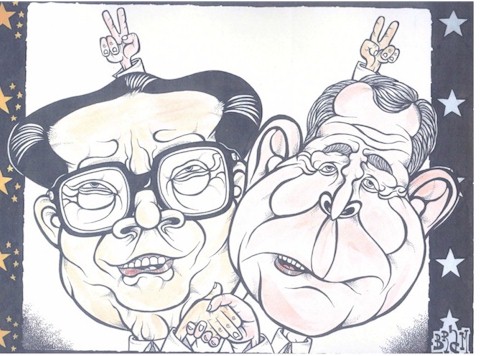 China leader & US president