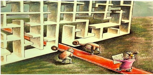 Romania cartoon, king's way